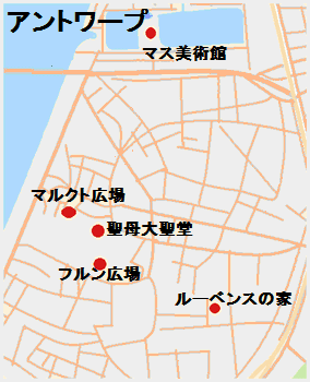 �A���g���[�v�s���̒n�}