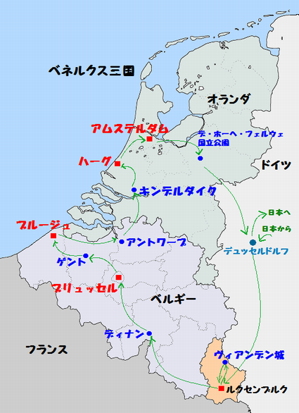 �x�l���N�X�̒n�}